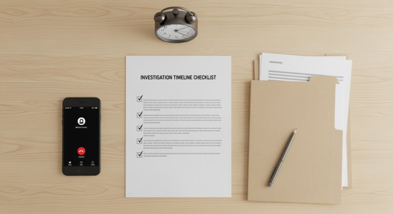 Featured image for Criminal investigation timeline: key stages