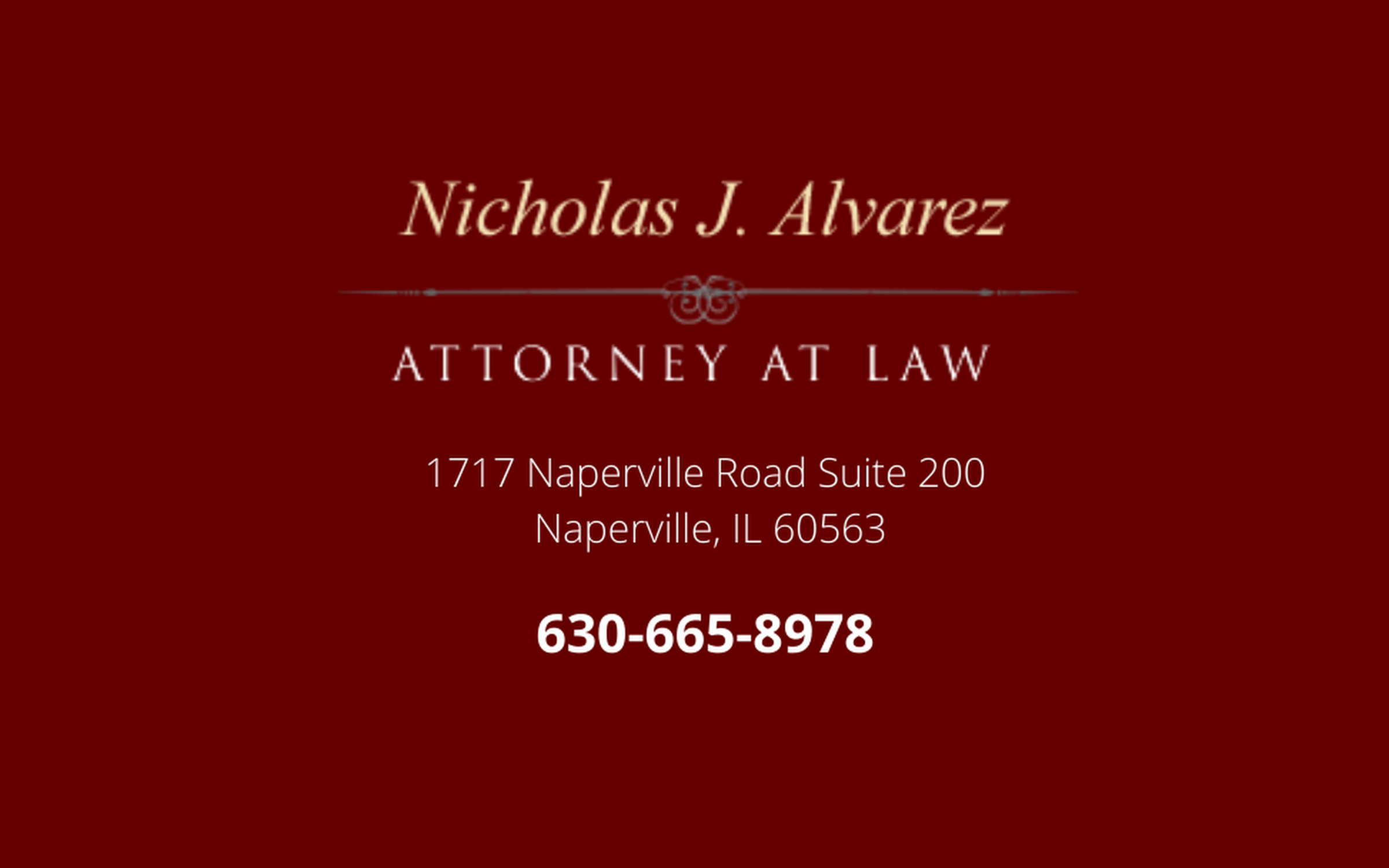 Nicholas J. Alvarez, Attorney at Law