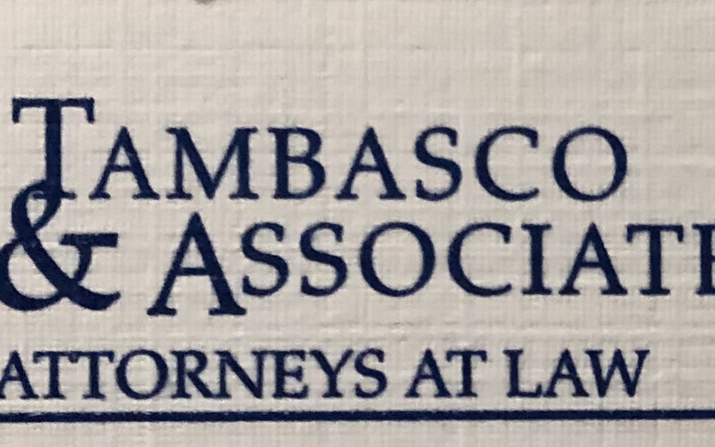 Tambasco & Associates PC